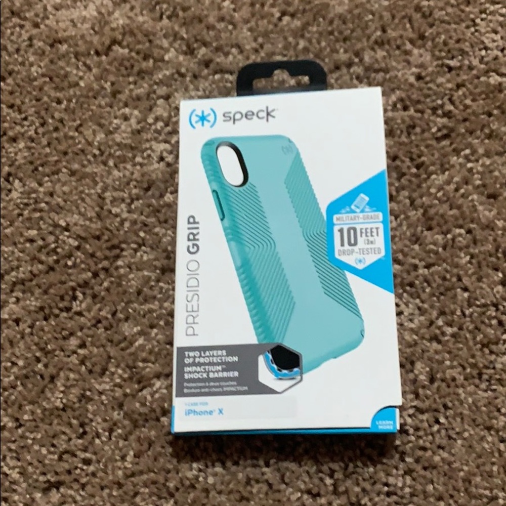 iPhone X/xs speck teal case presidio grip